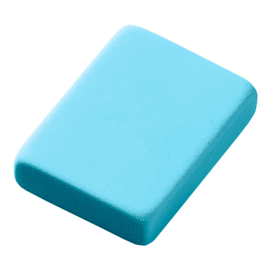Kids Square Rubber Erasers Blue